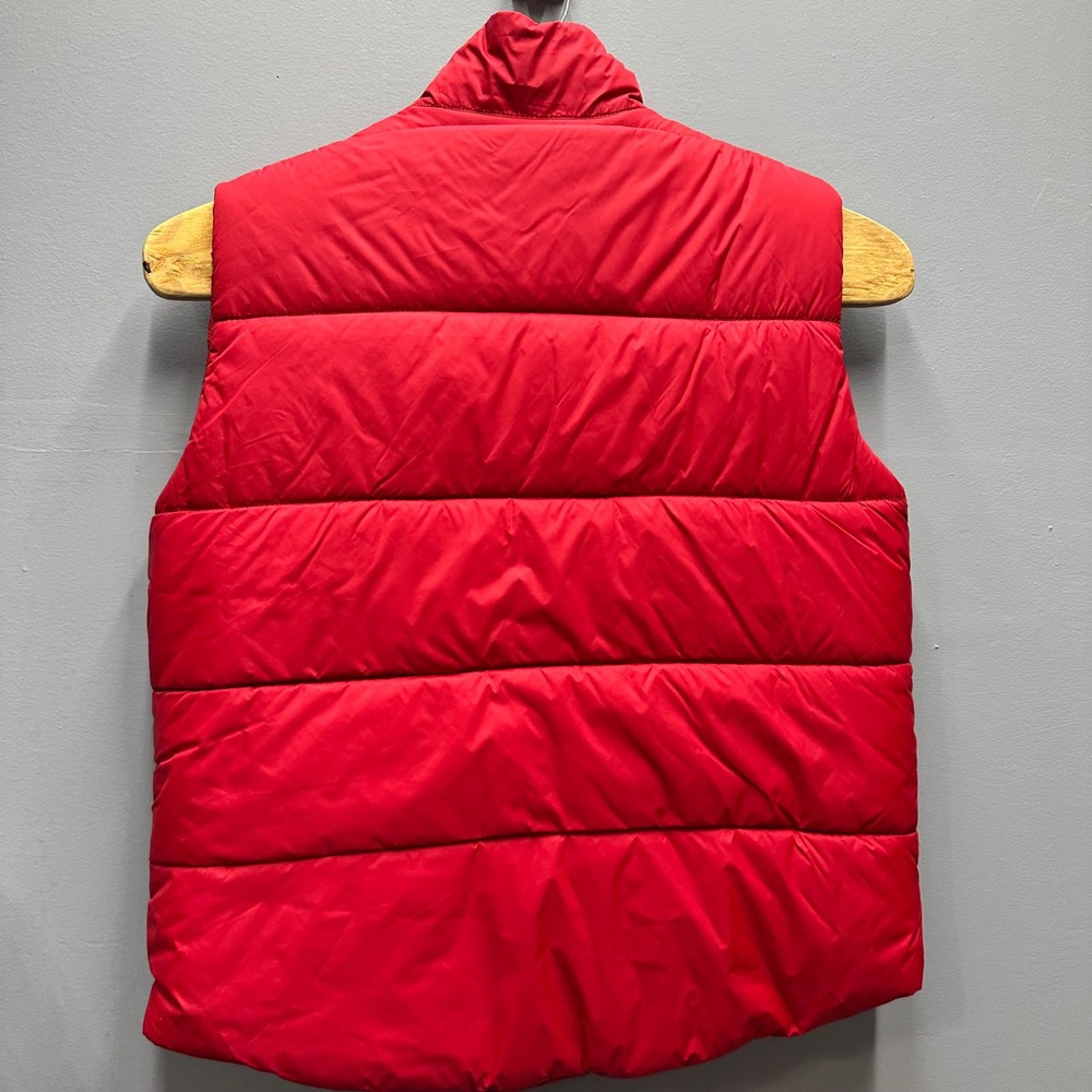 Express Design Studio Men's Red Quilted Puffer Vest XL Insulated Zip Casual - Picture 4 of 5